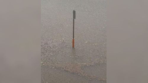 Mittagong's main streets have been flooded. (Picture: Supplied)