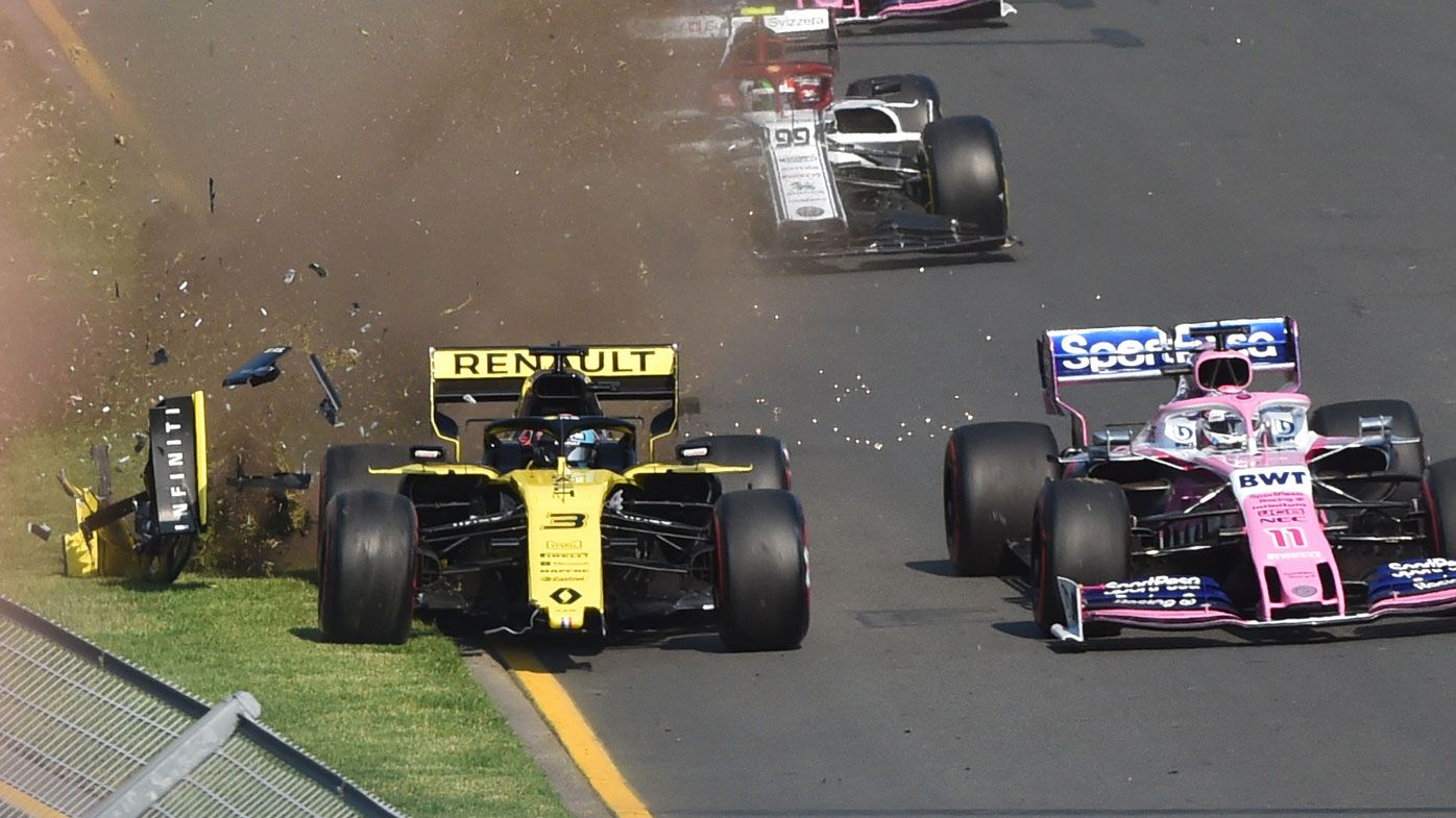 F1: Daniel Ricciardo forced to retire from Australian Grand Prix as Mercedes claim top honours
