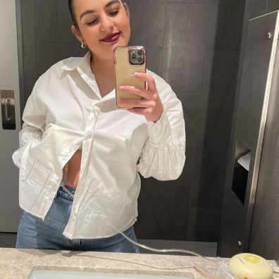 Prior to her appearance on Today Extra, Nikolina was pumping in the bathrooms at just two weeks post-partum. 