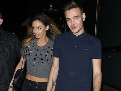 LONDON, UNITED KINGDOM - APRIL 02: Danielle Peazer and Liam Payne at Whiskey Mist night club  on April 2, 2013 in London, England. (Photo by Mark Robert Milan/FilmMagic)