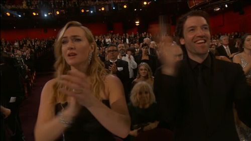 Kate Winslet was among the attendees reduced to tears during the segment. 