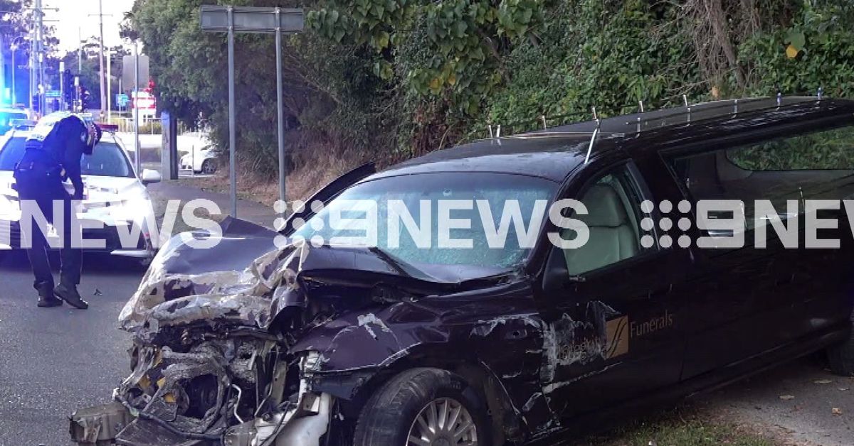 Man charged with stealing and crashing hearse