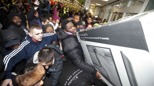 Three arrested as Black Friday sales spark 'chaos' in UK
