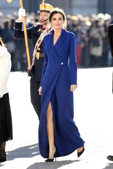 Queen Letizia and King Felipe mark Epiphany Day parade in Spain