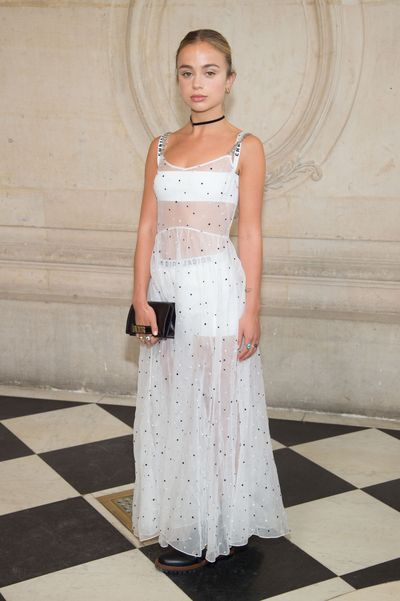 Lady Amelia Windsor in Christian Dior at the Christian Dior show as part of the Paris Fashion Week  September, 2017&nbsp;