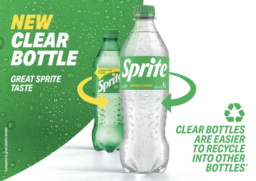 Why did Sprite change to a clear bottle? Green bottles are 'retired