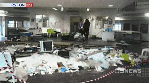 Photos emerged of the aftermath of the riots and the widespread destruction. (9NEWS)