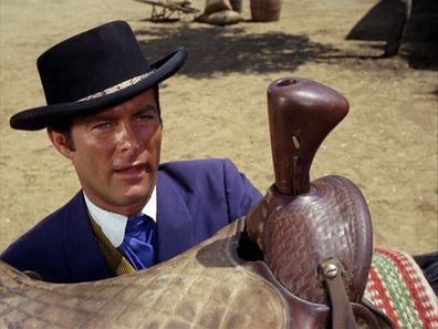Robert Conrad as James T. West in  The Wild Wild West in 1966