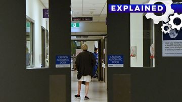 A patient at an Australian hospital