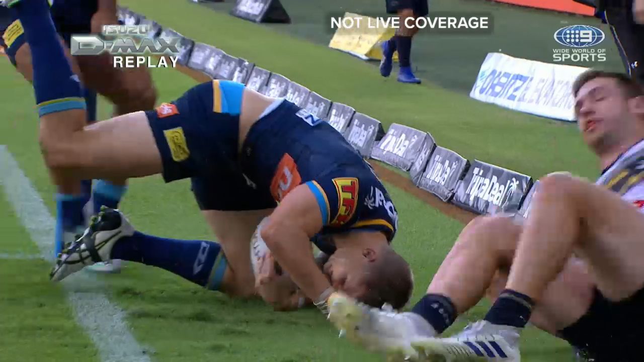 Last gasp tackle saves undermanned Cowboys from defeat