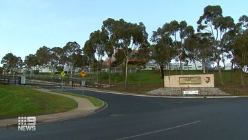 The year 10 girls from Bacchus Marsh Grammar were reportedly behind bars for 10 hours after they were caught with the items while on a school trip for a netball competition. 