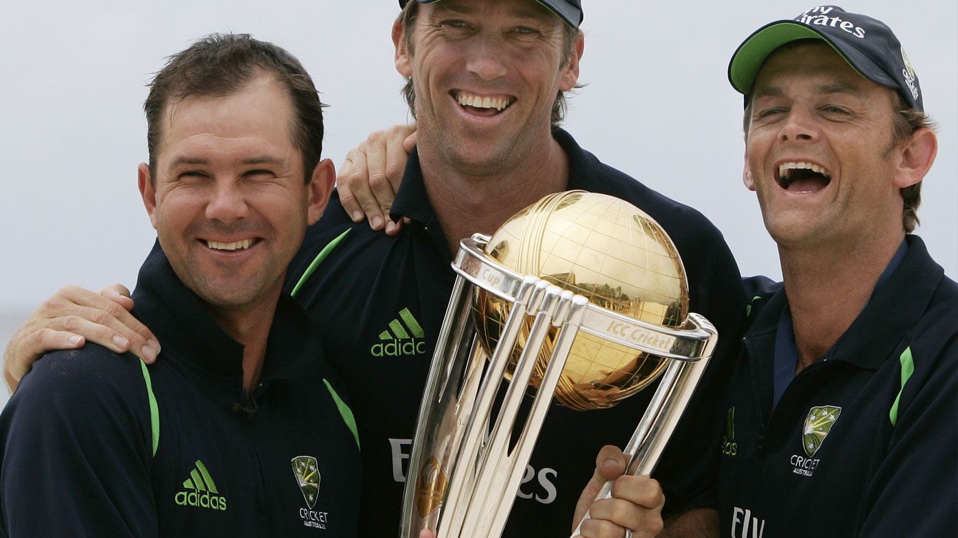 Ponting, McGrath and Gilchrist