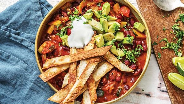 Mexican tortilla soup