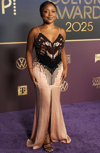 Quinta Brunson held the Las Culturistas Culture Awards at the Orpheum Theatre in Los Angeles on July 17, 2025. 
