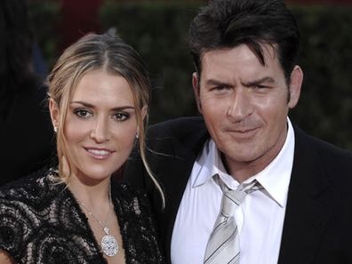 Brooke Mueller and Charlie Sheen in 2009. (AAP)