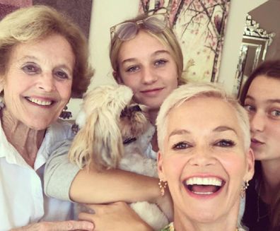 Jessica Rowe with family