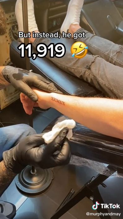 TikTok, tattoo fail, wedding anniversary, wrong date