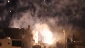 Gaza air raids looper
