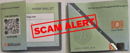 Police have issued a warning over a new scam involving cryptocurrency 'wallets' which they say are being scattered around New South Wales.
