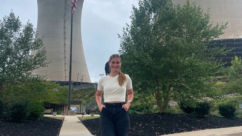 Grace Stanke has a degree in nuclear engineering and is a vocal advocate for nuclear power.