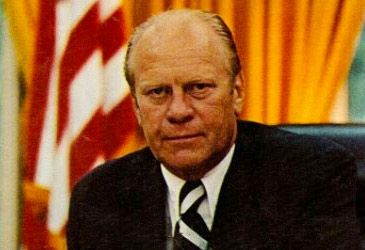 Gerald Ford announced the end of which conflict?