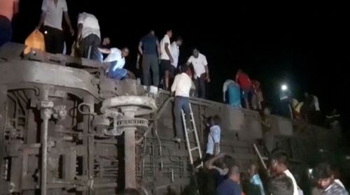 Passenger trains derail in India, killing at least 50, trapping many others