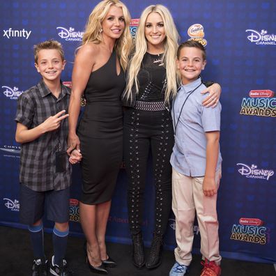 Britney Spears, transformation, photos, sister Jamie Lynn Spears and sons Jayden and Preston at the 2017 Radio Disney Music Awards.