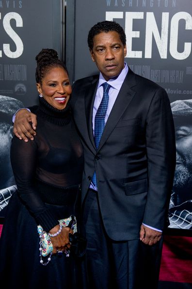 Pauletta Washington and Denzel Washington attend "Fences" New York Screening at Rose Theater, Jazz at Lincoln Center on December 19, 2016 in New York City.