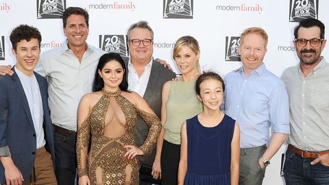 Modern Family cast red carpet. 