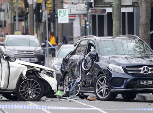 Mr Panayides did not stop, speeding away from the scene of the crash.