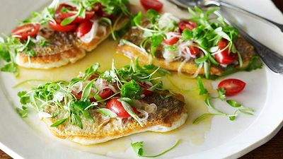 <a href="http://kitchen.nine.com.au/2016/05/05/14/33/pan-seared-snapper-with-sauce-vierge" target="_top">Pan seared snapper with sauce vierge<br>
</a>