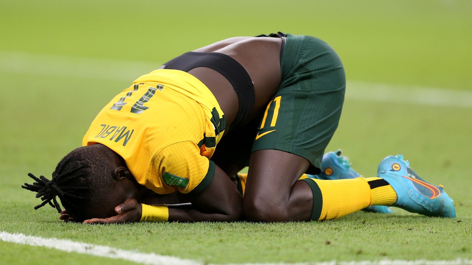 Awer Mabil's emotional message to adopted homeland after World Cup penalty heroics