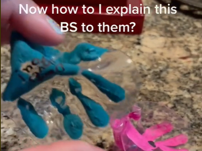 Teacher reveals hilarious arts and crafts fail after attempting to make 'shrink charms' with first-grade class.