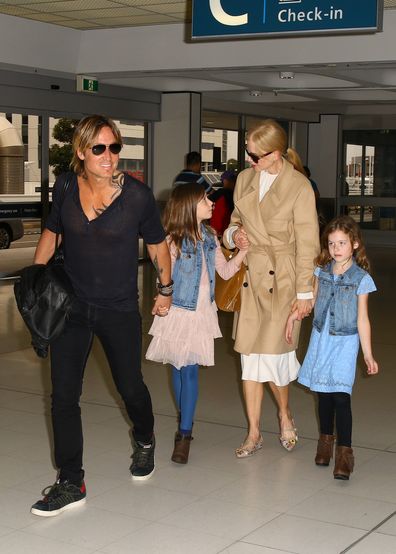 Nicole Kidman, Keith Urban, Sunday Rose, Faith Margaret