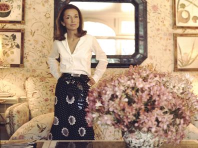 Lee Radziwill in her UK country home.
