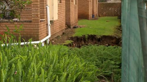 The holes grew larger overnight. (9NEWS)