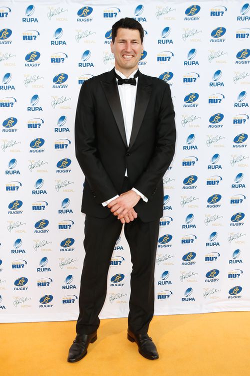 John Eales, pictured at the event held in his name the John Eales Medal, awarded for the Wallabies best and fairest, in 2014. Picture: AAP