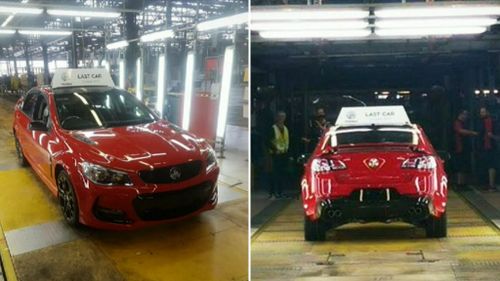 The last Holden Commodore to roll off the line was of course a big V8.