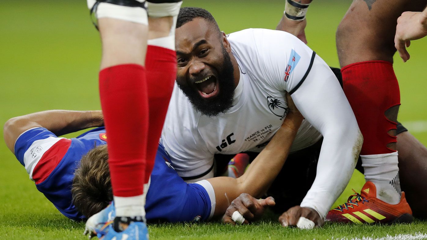 Fiji stuns France with historic Test rugby upset, 21-14 in Paris