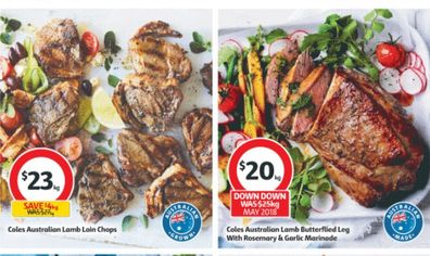 Lamb chops are on sale at Coles this week.