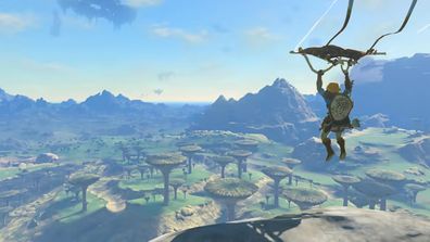The Legend of Zelda: Tears of the Kingdom boasts a massive open world design.