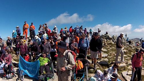 The Mt Kosciuszko Wheelchair Summit Challenge raised money for SpinalCure Australia. 