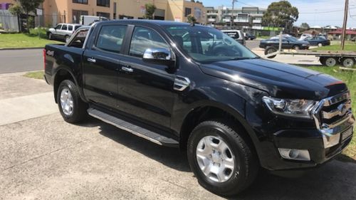 The 39-year-old purchased the new ute at Christmas. (Victoria Police)