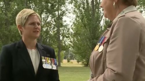 Kellie Dadds from the Women’s Veteran’s Network. (9NEWS)