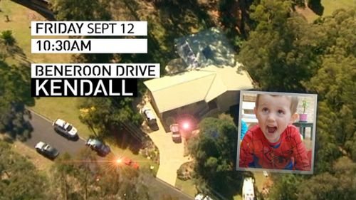 William Tyrell went missing on September 12. (9NEWS)