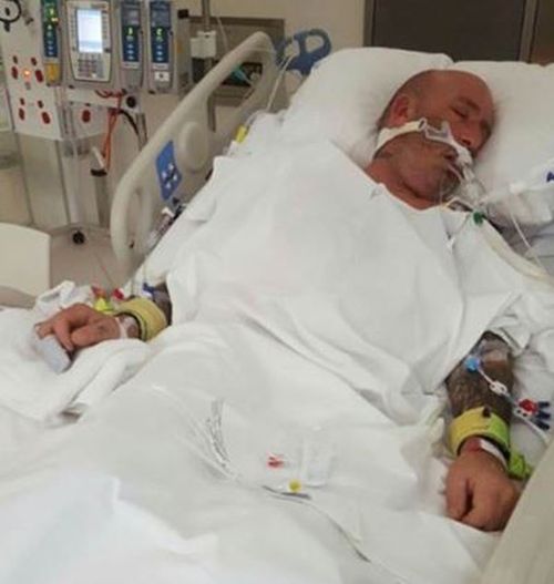 The 59-year-old man drifted in and out of a coma for a month after the savage attack.