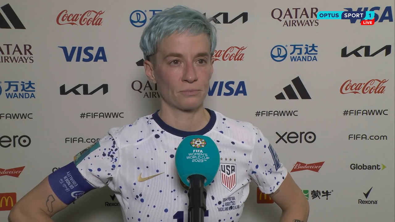 USA star Megan Rapinoe corrects reporter in awkward exchange after World Cup escape 