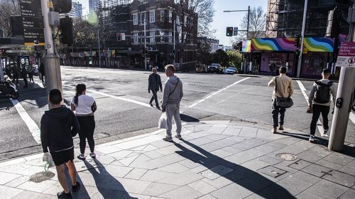 People in Oxford Street in Sydney