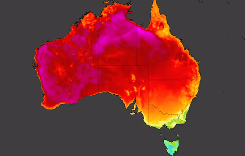 Heatwave conditions are moving across the country from WA, expected to bring temperatures close to 50C to the East Coast by next week.