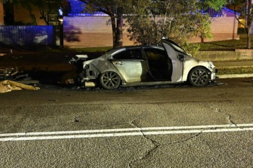 Car found in the police search for kidnapped 85-year-old grandfather Chris Baghsarian